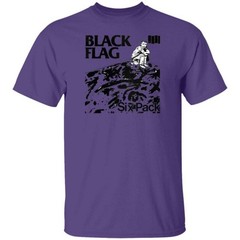 NEW BLACK FLAG Band Six Pack Heavy Cotton Purple S-5XL Shirt EN790