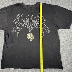 Darc Sport Wolves T Shirt Mens 2XL Black Spell out Grunge
