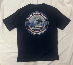 NYPD Scuba Team Walter T Mylett Commemorative T-shirt M Medium New York Police