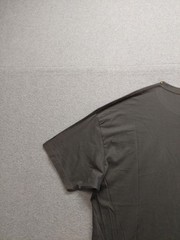 Karl Lagerfeld Men Shirt XXL Gray Crew Neck Short Sleeve Flat Front Outdoor Tee