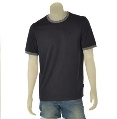 MENS BUGATTI PARICOLLO CONTRASTING EDGES COTTON BLEND T-SHIRT ART. 8350 75091