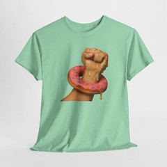Gay Men’s Donut Fist Tee, LGBTQ Pride Shirt, LGBT Rainbow Apparel, Unisex