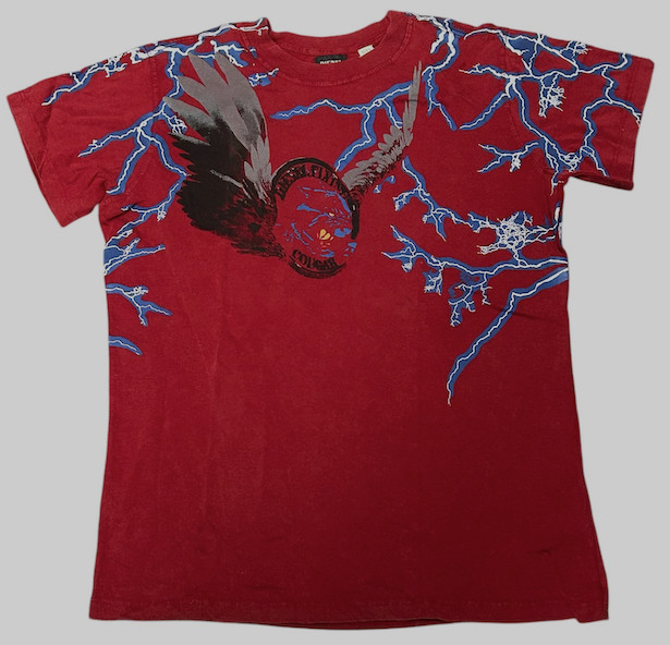 Vintage Y2K $98 DIESEL Red LAUR Short Sleeve Slim Fit Designer T-shirt NWT