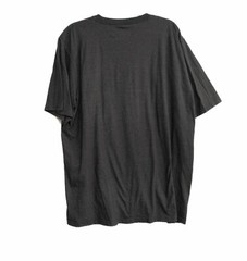 BCG Mens Gray Polycotton T Shirt Solid Blank Casual Pullover Short Sleeve 2XL