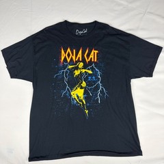 Doja Cat Official Graphic T-Shirt Black XXL Lightning Bolt Tour Merch Tee Cotton