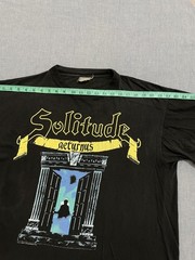 Vintage 1992 Solitude Aeturnus Beyond The Crimson Horizon Blue Grape T Shirt XL