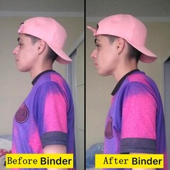 Tomboy Trans Lesbian Strapless Plus Size Chest Binder Top with 20 CM Elastic …