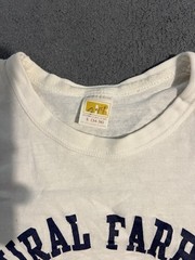 Vintage 1970s Russell Athletic Admiral Farragut Academy Navy Size Small White