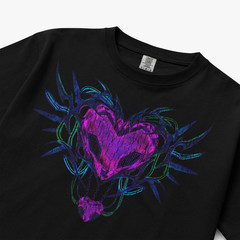 Neon Sigilheart Tee – Comfort Colors C1717 – Adult Heavyweight Short Sleeve