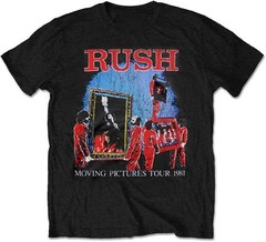 Rush Unisex Tee, Moving Pictures Tour, Gift For Fan Movies
