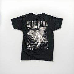 Eighty Eight T-shirt SELF MADE SINNER 🖤Gothic Cherub Angel🪽 Halloween SZ M BLK