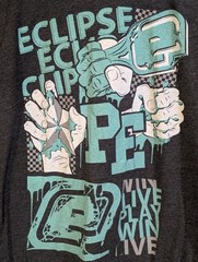 Planet Eclipse Vibe Graphic T-Shirt Dark Marl Gray Men’s XL Paintball
