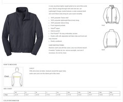 EMS economy jacket, REFLECTIVE logo fleece lining Emergency Medical,