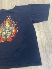 Vintage Y2K JNCO Jeans Blue Dragon Graphic T-Shirt XXL USA Distressed
