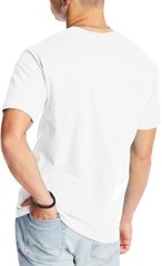 Mens Hanes Beefy-T O5180 100% Cotton Crewneck Tee White T-Shirt Size Small NWT