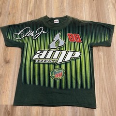 Chase Authentics Dale Jr #88 AMP Energy Mountain Dew NASCAR Green Tee XL