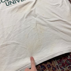 Colorado State University MOM T Shirt XL White Cotton Graphic T Mens Made in USA