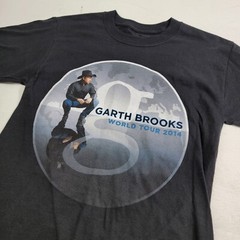 Garth Brooks Shirt Black Country Music Concert 2014 World Tour Rodeo Men’s Sz S