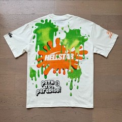 NEW Hell Studios star Slime Tee Mens trendy short sleeved cotton T-shirt