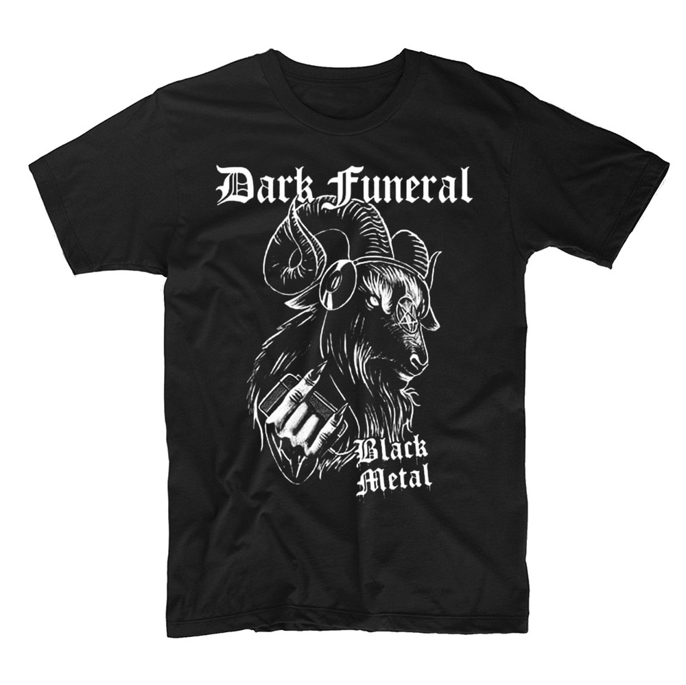 Black Metal T-Shirt 180 GSM | Classic Fit 100% Cotton Men’s Women’s DTG Print