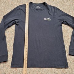 Vineyard Vines Shirt Men XS Black Long Sleeve Skiing Retro Neon Graphic Logo