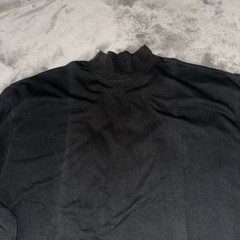 NWT Rawlings Mens Long Sleeve Shirt Black Sz Large New Baseball Softball Cotton