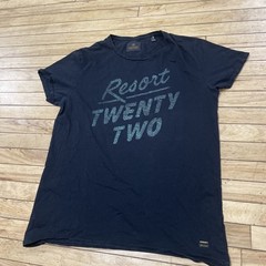 Scotch & Soda Resort Twenty Two Shirt Adult XXL Black Blue/Green Beach Comfort