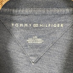 Tommy Hilfiger Men’s Sandbar Crew Neck T-Shirt Slate Blue Light Blue Striped SzL