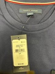 NWT Men’s Tommy Hilfiger Short-Sleeve Navy Logo Pocket Tee