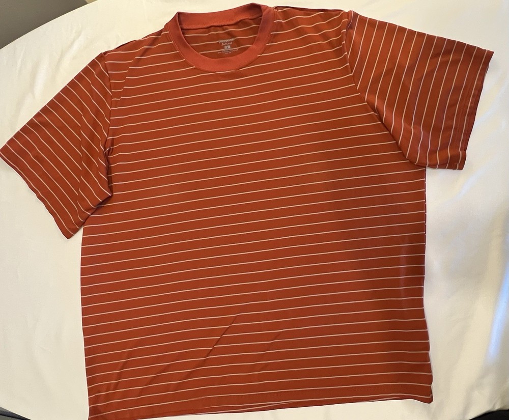Patagonia Capilene Men’s L Striped Crew Neck Short Sleeve T-Shirt