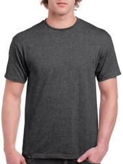 Gildan Mens Ultra Cotton T-Shirt, 2-Pack, Dark Heather, Small