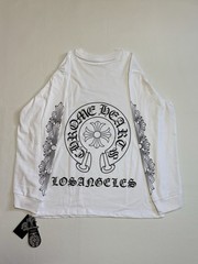 Chrome White Long Sleeve T-Shirt – Size Large (Fits smaller)