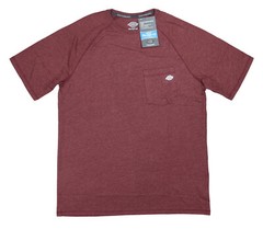 Dickies Short Sleeve Crew Neck Chest Pocket Temp IQ Performance Mens T-Shirt NWT