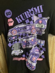 Sanrio Kuromi Tokyo Speed JDM Racing Graphic Tee Shirt Black Small Bioworld