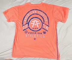 American Fighter Premium Athletics 1974 Neon Orange Graphic T-Shirt Men’s XL