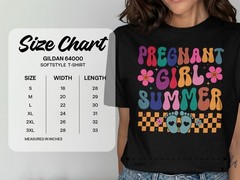 Pregnant Girl Summer T-Shirt – Funny Maternity Tee for Cool Moms-to-Be
