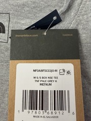 The North Face Men’s Short Sleeve Core Celebration Box NSE Tee Gray Size M NWT