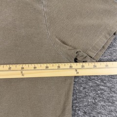 Buck Mason Shirt Mens XL Brown Cotton Crewneck Curved Hem Tee T-Shirt USA Soft