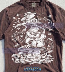 Frog Musician Toad Band Music Animal Comfort Tee