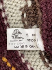 Other brands: lamatta knit sweater (thick), 3D knit, wool, multi-color, all-over