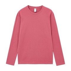 2026 New Combed Compactall Cotton Heavy Round Neck Solid Color
