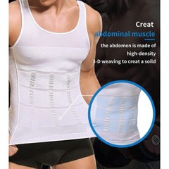 Men’s Shaper Cooling T-Shirt Compression Belly Vest Slimming Underwear Tank Top