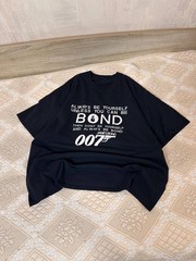 RARE James Bond Agent 007 Vintage Movie T Shirt Mens Size XL Black