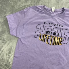 Golden State Valkyries T-Shirt XL Purple 2015 Playoffs First of a Lifetime Hanes
