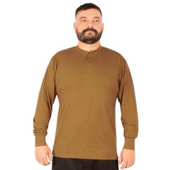 Rothco Brown Long Sleeve Henley T-Shirt 21030 – S