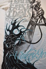 True Love False Idols Mens TLFI Last Rites White V-Neck Shirt NWT 3XL