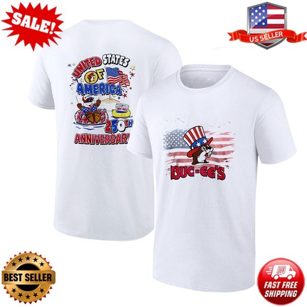 Buc ees United States America 250th anniversary Double-Sided T-Shirt S-5XL