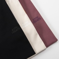 Unisex American Street KITH Macaron Ice Cream Print Cotton Crewneck Tee