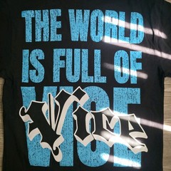 Evil Vice Mi Vice The World Is Full Of Vice Size L Black Oversized T Gym