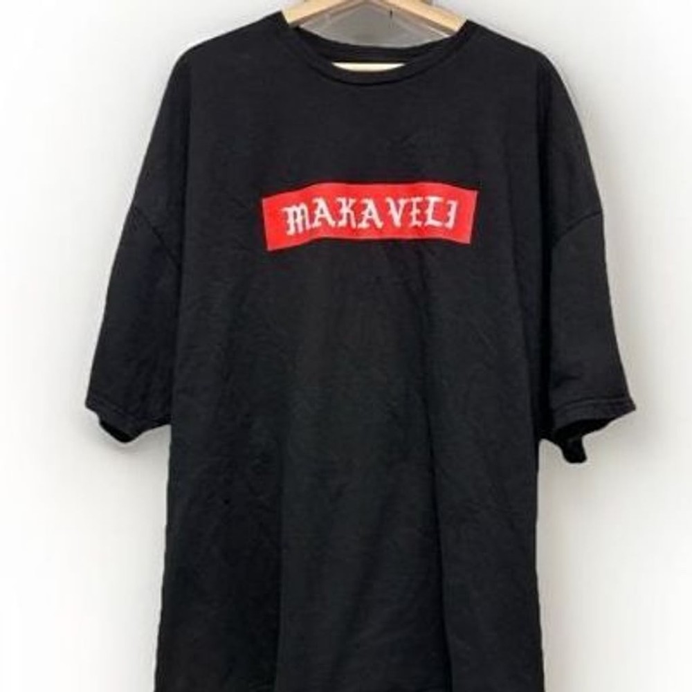 Makaveli 2Pac Red Box Logo Tee, Size XXXL